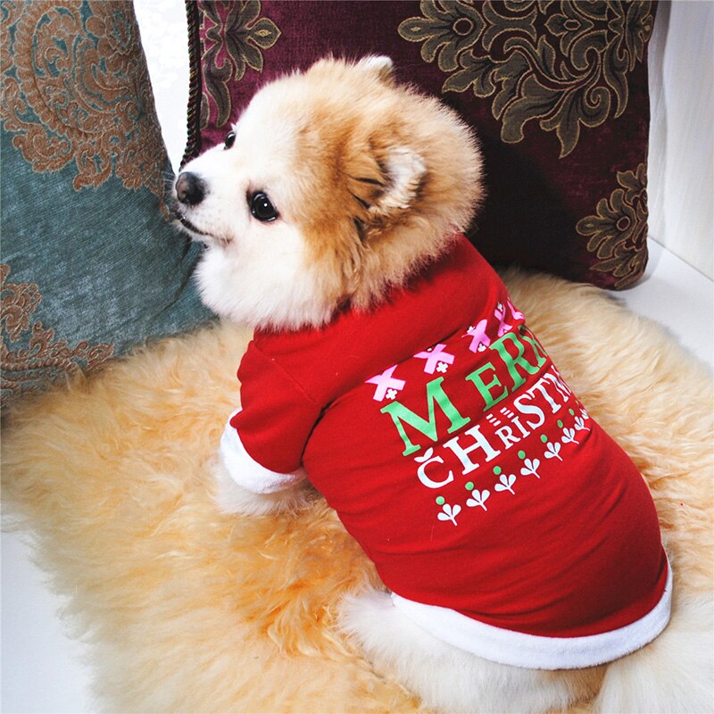 Roupas para cães de natal para cães pequenos animais de estimação trajes de natal inverno quente casaco roupas roupas para cães de estimação chihuahua yorkie