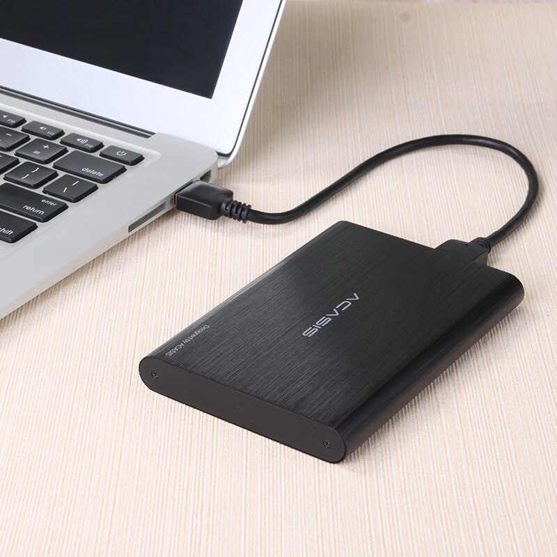 ACASIS Originele 2.5 Stijl Draagbare Externe Harde Schijf Schijf 250GB USB3.0 Slanke Metalen High Speed HDD voor laptops & desktops