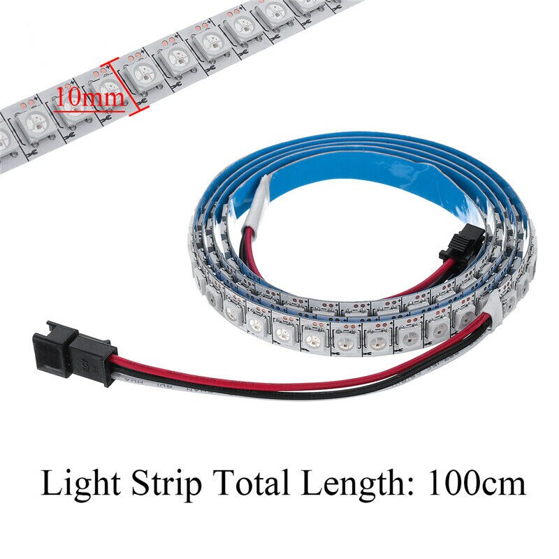 Ws2812B 5050Smd 144 Led Light Strip Met Ingebouwde Rgb Ic Individuele Adresseerbare Dc