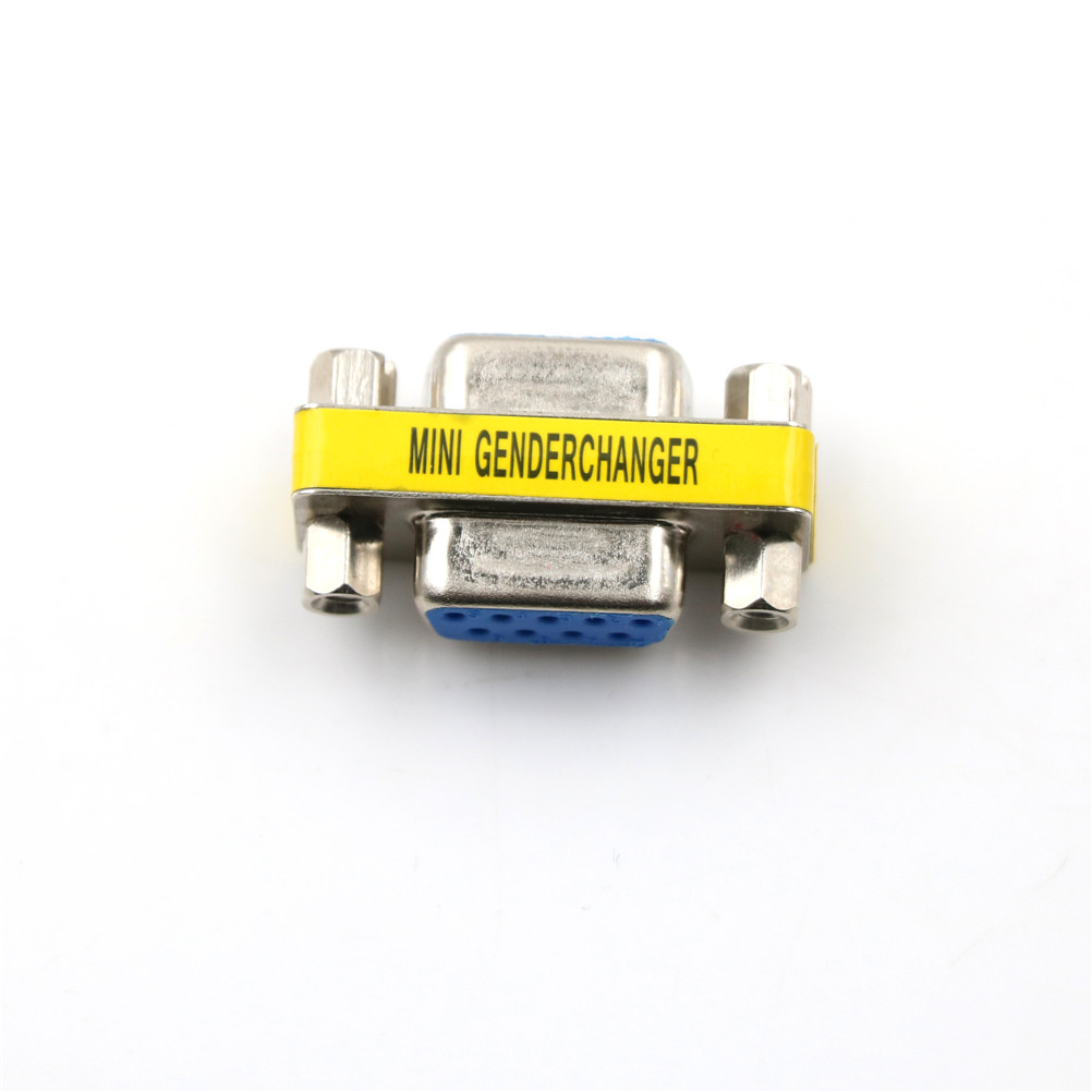 1 Uds. 9 Pin RS-232 DB9 hembra a hembra Serial Cable género cambiador acoplador adaptador al por mayor