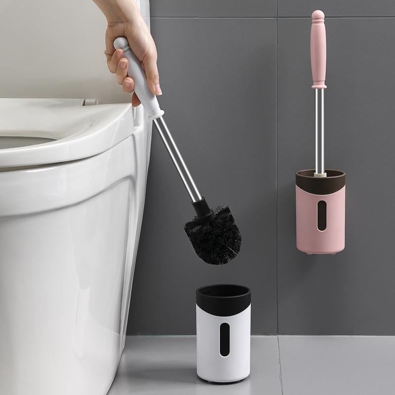 3 Kleur Wc Borstel Set Badkamer Borstel Houder Opknoping Op De Muur Met Lange Handvat Badkamer Opknoping Borstel WY606