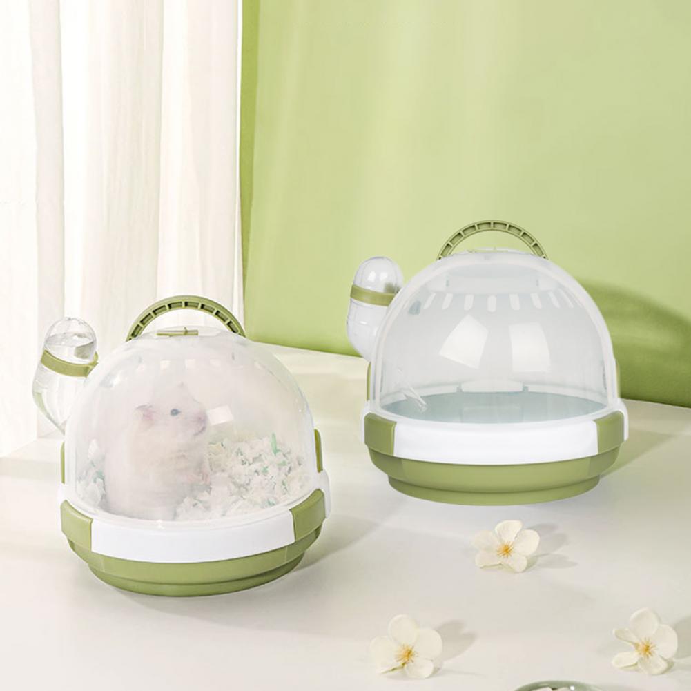 Hamster Travel Cage Space-saving Keep Warm Universal Small Animals Guinea Pig House Travel Cage