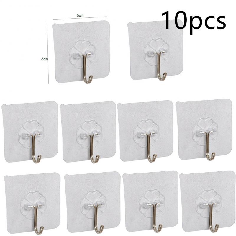 White Utility Hook Transparent Strong Self Adhesive Door Wall Hangers Hooks At ₹ 5/piece In Surat - View #12