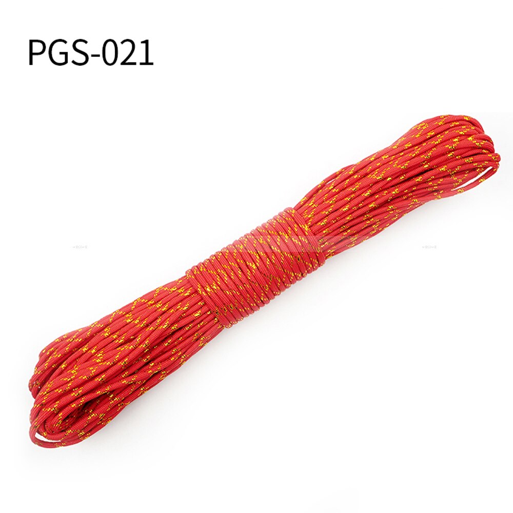 1pcs Christmas Series 550 Paracord Parachute Cord Lanyard Mil Spec Type III 7 Strand Core 100 FT Christmas