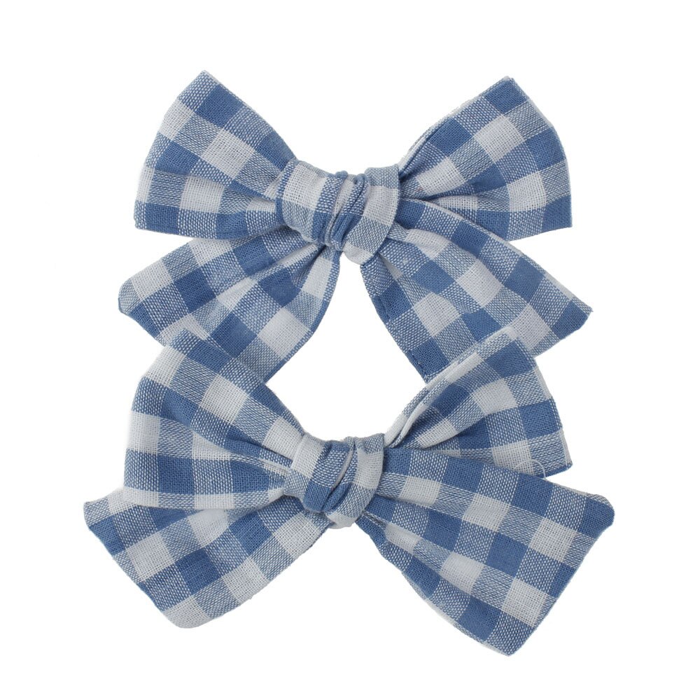 Baby Hair Clips For Girls Floral Hairgrips Bows Kids Hair Pins Lattice Barrettes Cotton infant Hairpin Handmade Accessories 2Pcs