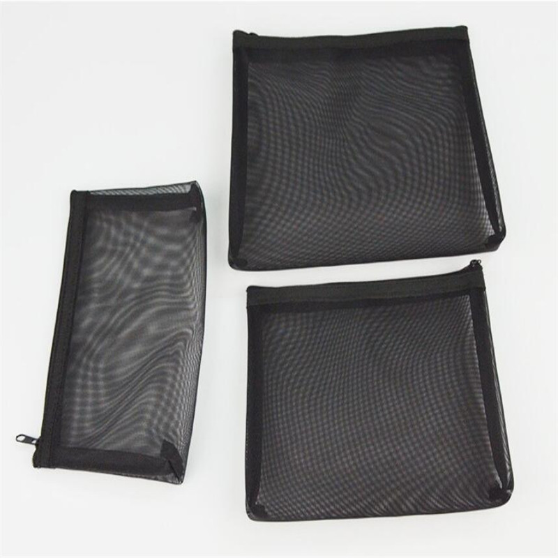 Eenvoudige Mode Mesh Cosmetische Tas Voor Vrouwen S/M/L Set Make-Up Tas Lippenstift Bag Travel Organizer Make organisator Cosmetica Pouch