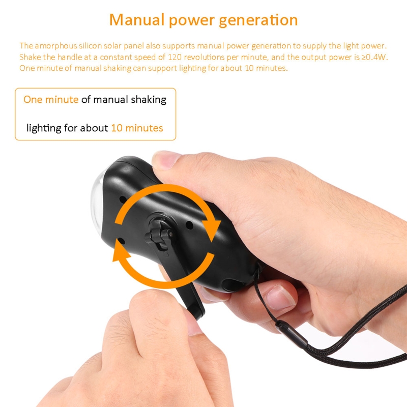 Manual LED Flashlight Manual LED flashlight Portable LED Hand Crank Dynamo Flashlight Emergency Torch Outdoor Camping