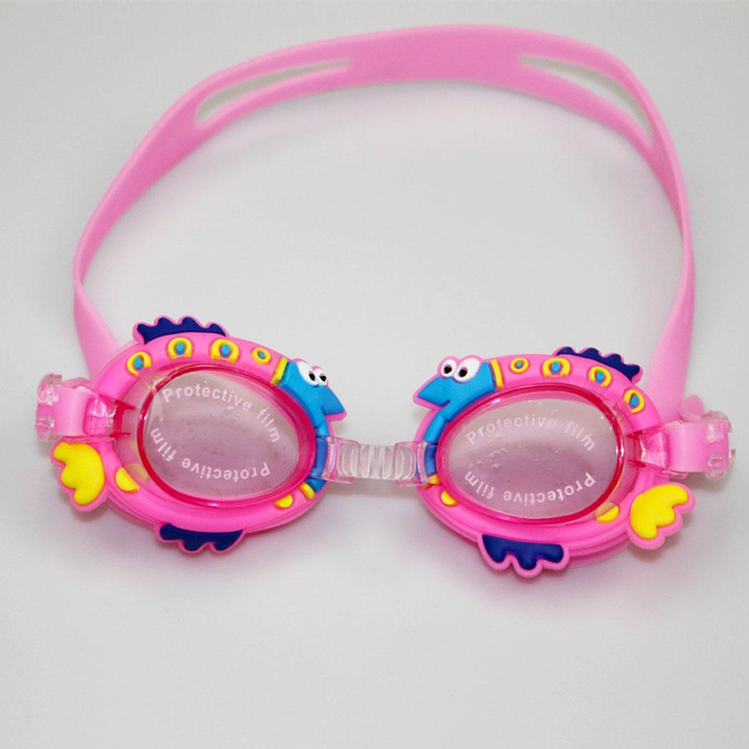 Children Cute Animal Shape Waterproof Soft Anti-fog Swimming Goggles