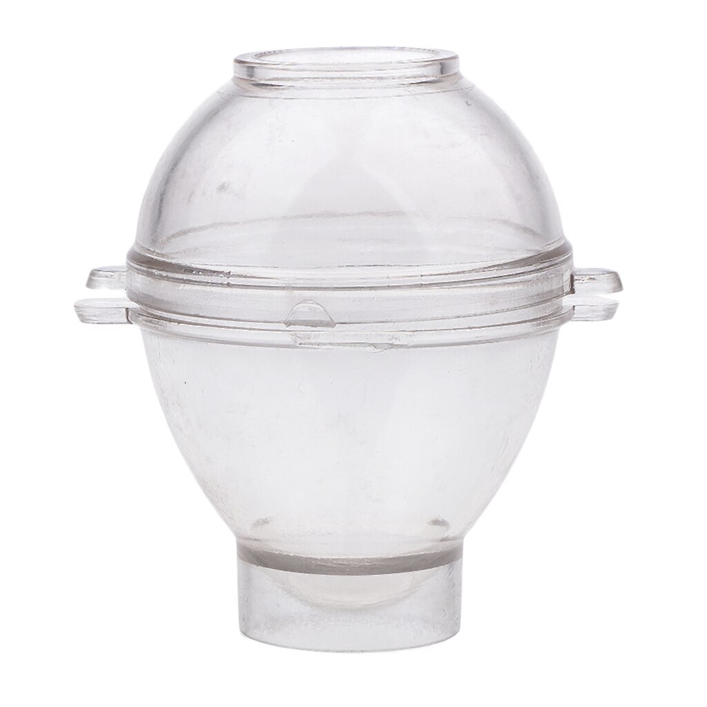 Clear Egg Shape Plastic Mold DIY Clay Jewelry Making Tool For Soap Candle Making