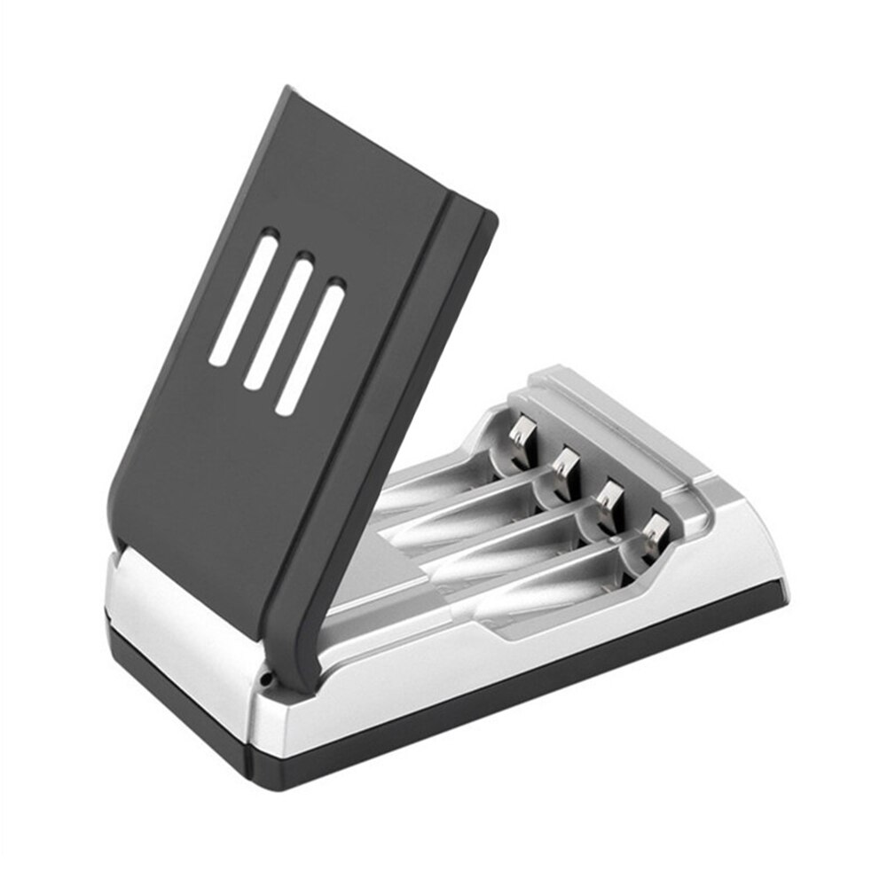 4 Slot LCD Smart AA Battery Charger For Ni-MH Ni-CD Rechargeable Batteries with charging 5/7AA