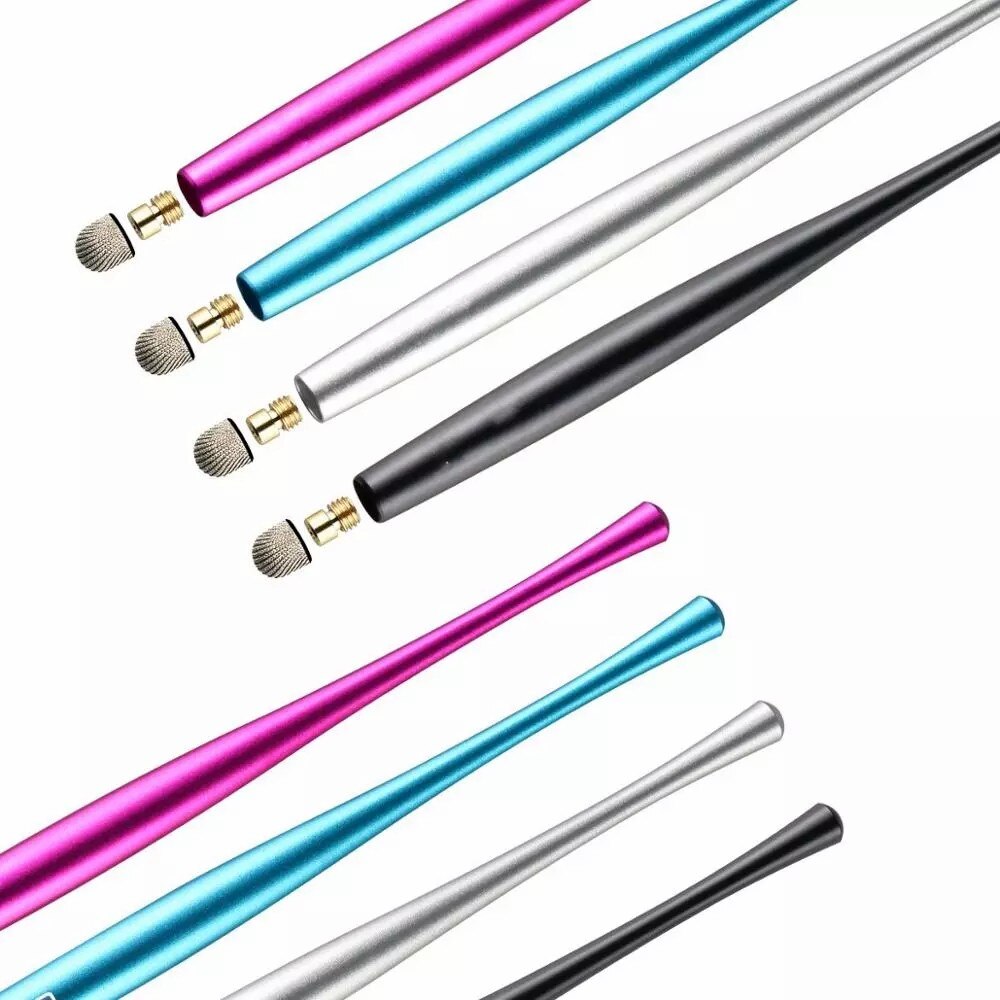 Tekening Stylus Pen Combo Universele Capacitieve Touchscreen Fiber Fijne Tips Pen Voor Tablet Ipad Voor Iphone Voor Samsung Voor huawei