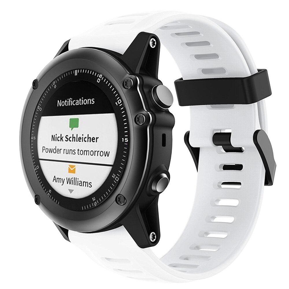 26mm silikonrem för garmin fenix 3 smartwatch armband handledsbyte för garmin fenix 3 hr/ fenix 5x tillbehör