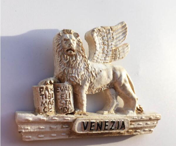 1Pcs Venice Italy Tourist Travel Souvenir 3D Resin Decorative Fridge Magnet Stickers Craft Piazza Venezia