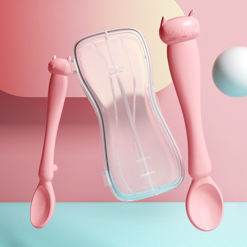 Baby Silikon Weiche Suppe Löffel Hcalthy Kleinkind Scnsing Tcmpcrature Saugnapf Kichen Kochen Löffel Ricc Löffel Childrc Tablcwarc: Temperatur Löffel  A