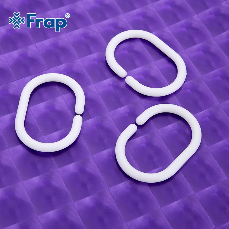 Frap 180*180 cm Plastic PEVA 3d Waterdicht Douchegordijn paars Badkamer Gordijn Luxe Bad Gordijn Met haken F8701 F8751