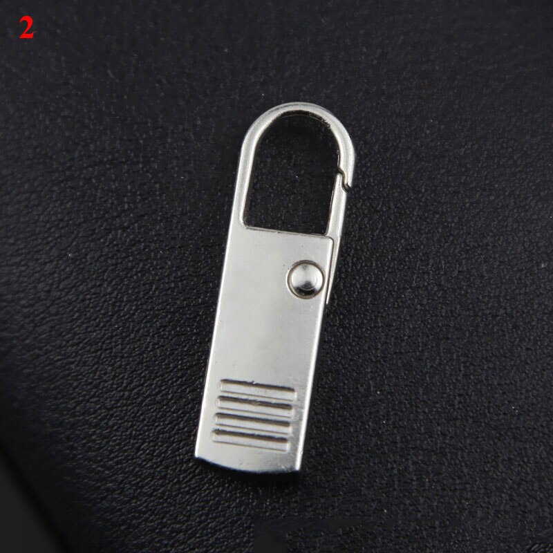 8PCS Alloy Universal Zipper Puller for Clothing Zip Fixer Removable Zipper Slider DIY Sewing Instant Repair Zipper For Bags: 2