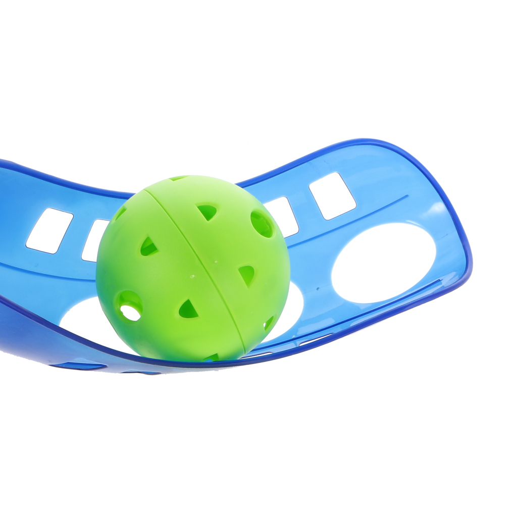 2 Set Scoop Ball Catch Game Toys with 2 Balls and 4 Scoops Color Random