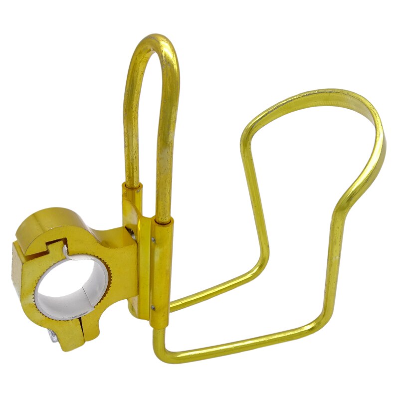 1 Pcs Motorcycle Aluminum Alloy Bike Cycling Bicycle Drink Water Bottle Rack Holder Mount for Mountain folding Bike Drink Holder: Yellow