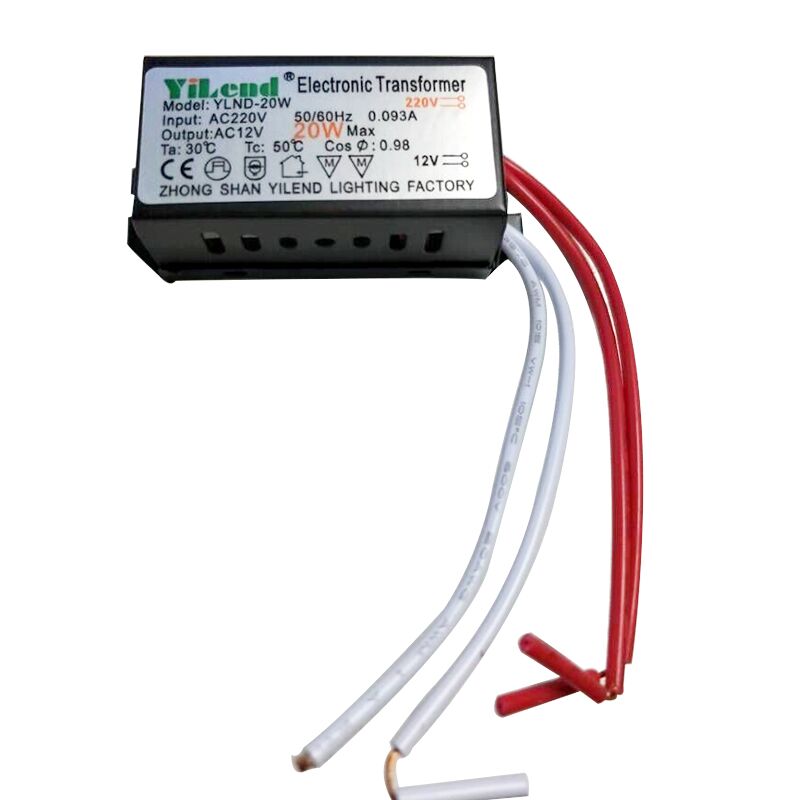 AC 220V to 12V Electronic Transformer 20W LED driver Power Supply for MR11 MR16 G4 Lamp bulbs 1 piece