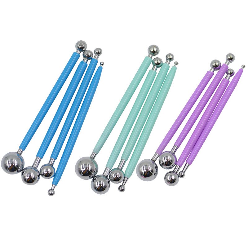 Polymeerklei gereedschap modelleerklei boetseergereedschap stippelpen siliconen tips balpen aardewerk keramische klei inkepingsgereedschap