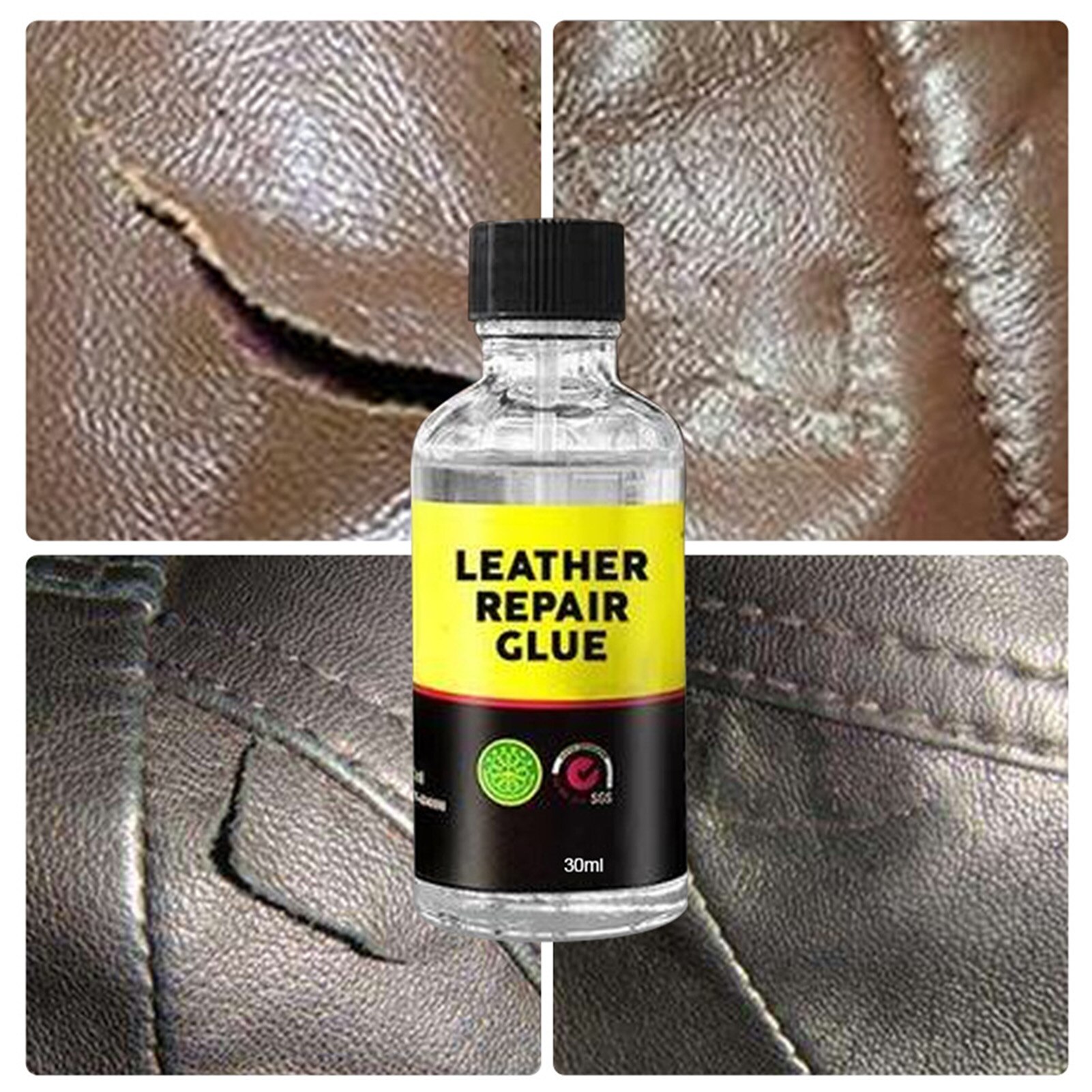 Leer Lijm 50Ml Lederen Kras Reparatie Zachte Lijm Incognito Transparante Wasbare Vloeibare Lijm Leer Lijm Lijm Vloeistof
