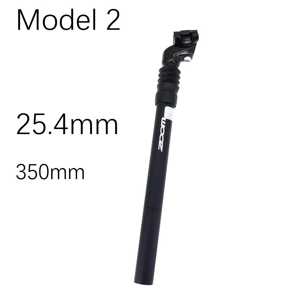 ZOOM-Suspensión tija de sillín para bicicleta, amortiguador para silla de bicicleta con suspensión, perfecto para bici de montaña, Alu MTB, 25,4, 27,2, 28,6, 30,1, 30,4, 30,9 y 31,6: 25.4 black model2