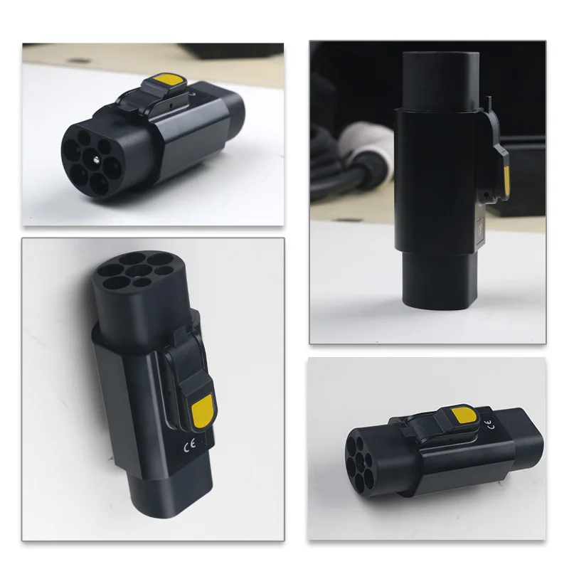 Typ 2 zu GBT Adapter 32a 7.2/22kw EV Ladegerät Adapter Typ2 zu GBT China Standard Elektro fahrzeug Konverter für chinesische Auto