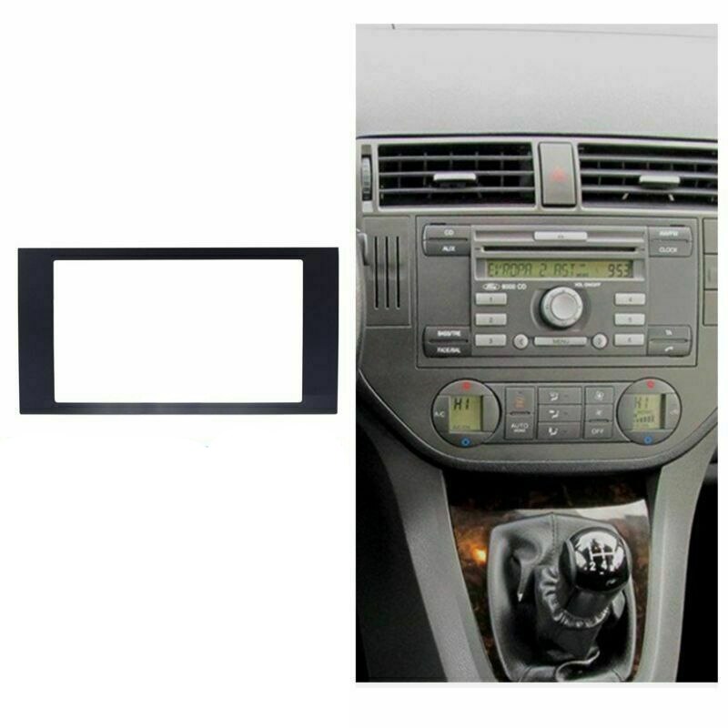 2 din bil stereo radio fascia panel dash mount installere trim kit til ford focus cs max fusion transit fiesta iii
