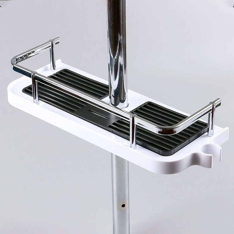 Adjustable Bathroom Pole Caddy Shower Shelf Organi... Grandado
