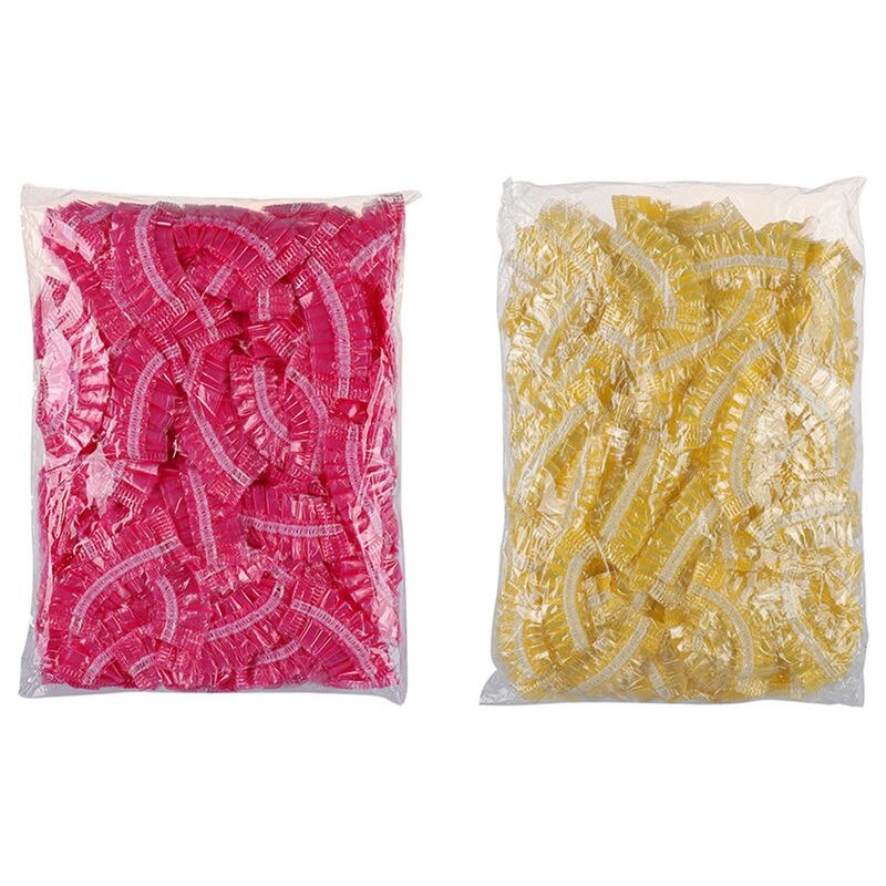 100 pz monouso parrucchiere paraorecchie salone trasparente copri orecchie protezione dell'orecchio tintura per capelli proteggere tappo strumento per lo messa in piega del colore dei capelli