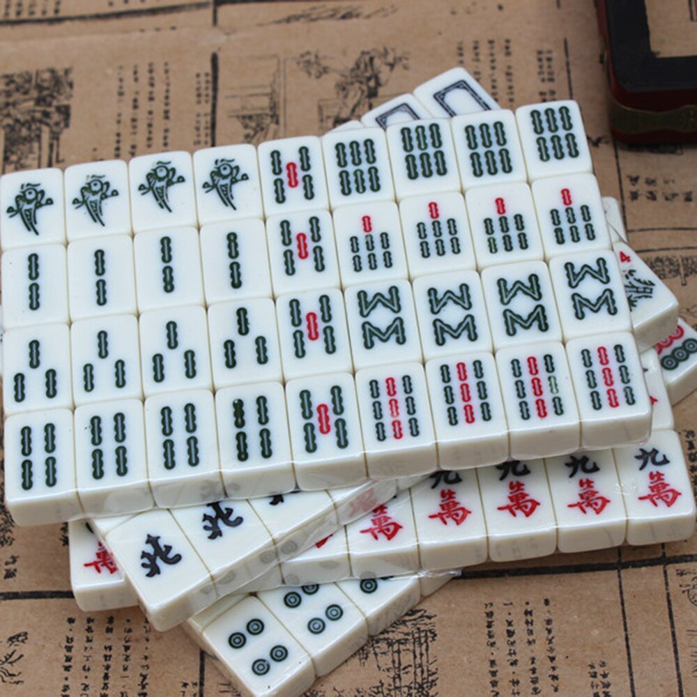 Mahjong Chinese Numbered Mahjong Set 144 Tiles Mah... – Vicedeal