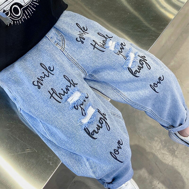 Baggy Shorts Jungen - Loose Fit Denim Hosen Mit Stretch