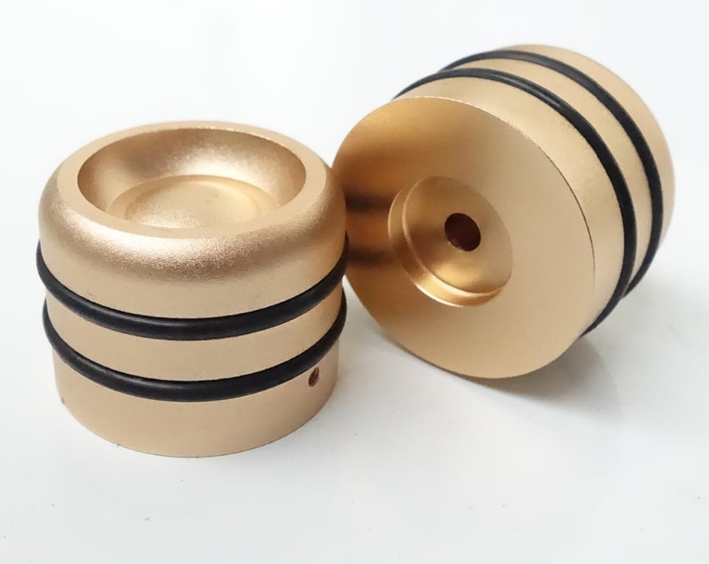 1 Stuks Aluminium Legering Potentiometer Knob Cap - Encoder Volume Regeling Audioknop Voor 6mm As (D-As) 30x17mm (DH)