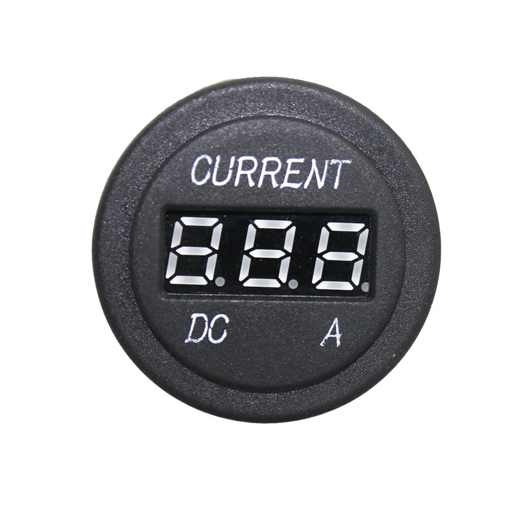 Car 12V/24V DC 1A-10A Red LED Display Digital Ammeter Amp Gauge Meter