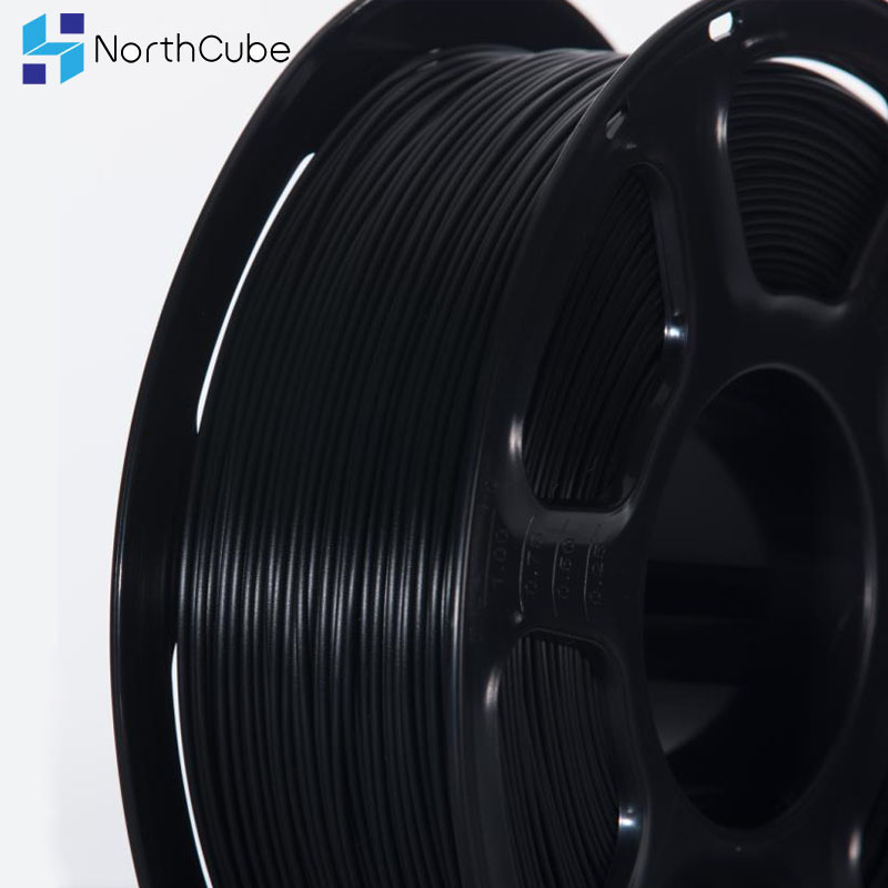 Northcube 3d printer pla filament 1.75mm voor 3d printers , 1kg(2.2 lbs)  +/- 0.02mm zwart