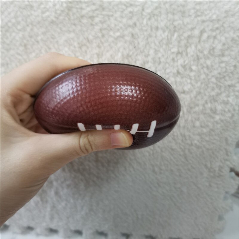 9Cm Anti Stress Ballen Rugby American Football Speelgoed Ballen Hand Squeeze Spons Foam Outdoor Sport Speelgoed Voor Kinderen kinderen