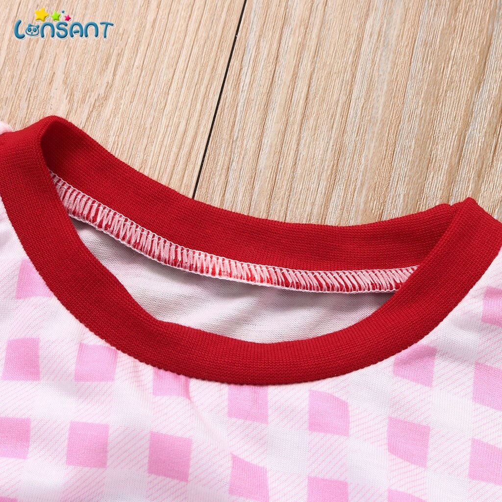 LONSANT Del Fumetto Per Bambini Pigiama Set Ragazzi Degli Indumenti Da Notte del Vestito di Autunno Delle Ragazze Pigiami A Maniche Lunghe Tops + Pants 2pcs Dei Vestiti Dei Bambini n30