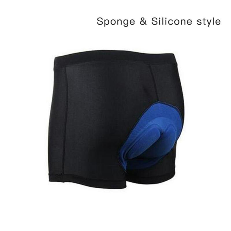 Fietsondergoed pro 3d gel pad mountainbike shorts schokbestendig mtb fiets onderbroek elasticiteit ademend uitverkoop: Spons / S