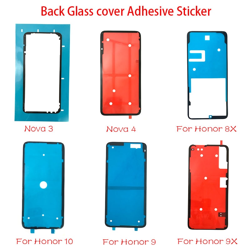 5pcs For Huawei Honor 9 10 8X 9X 20 20i Nova 3 4 P30 Pro P10 P20 P40 Lite Adhesive Sticker Back Housing Battery Cover Glue Tape