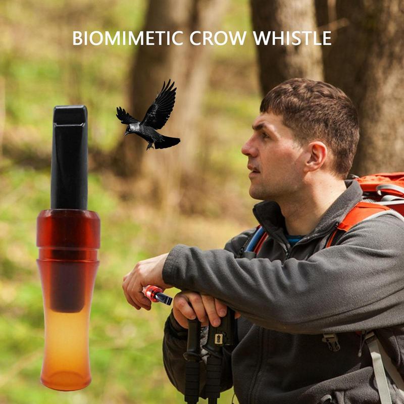 Krähenrufer, um KräHenne anzulocken, Vogelruf, authentische Krähenjagd, professionelle Pfeife, Jagd, realistische Klangpfeife, lockende Kräer