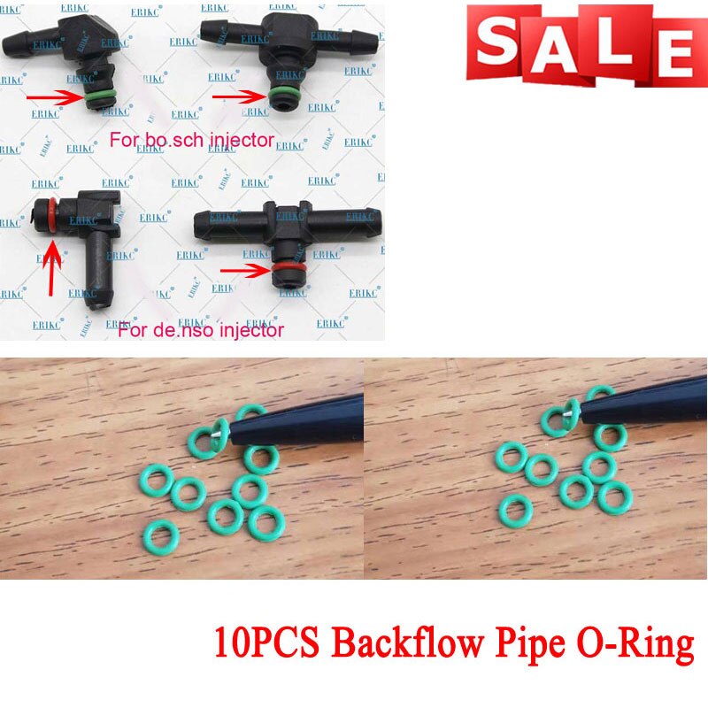 10PCS Return Oil Backflow Joint Pipe Black