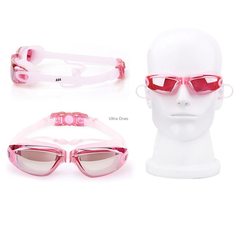 Swimming Goggles Myopia Waterproof Anti-fog UV Swim Diving Glasses Underwater Silicone Coating Dive Goggles