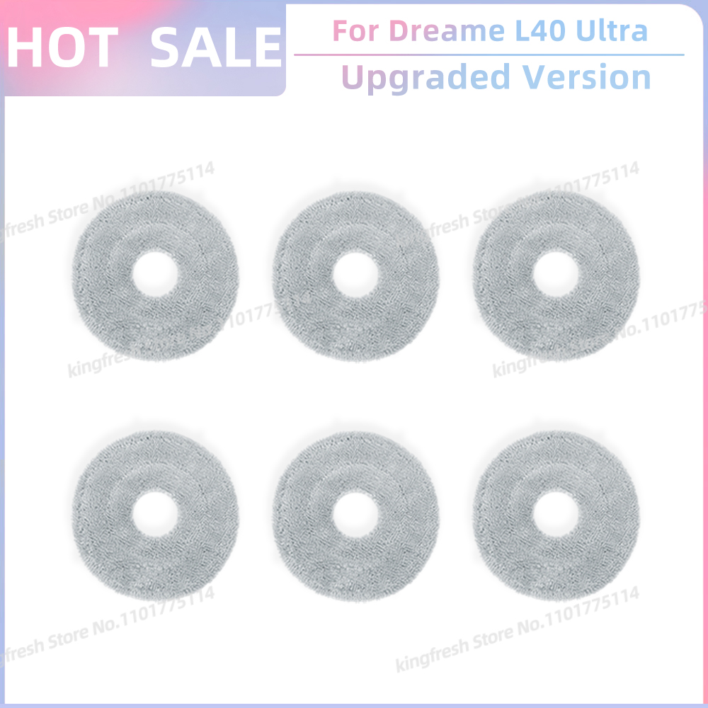 Compatible avec (Dreame L40 Ultra/ X40 Ultra, MOVA P50 Pro Ultra / P10 Pro Ultra) Pièces de Rechange pour Aspirateur Rouleau Principal Brosse Latérale Filtre Hepa Chiffon de Nettoyage Tampon Sac à Poussière Accessoires: Or