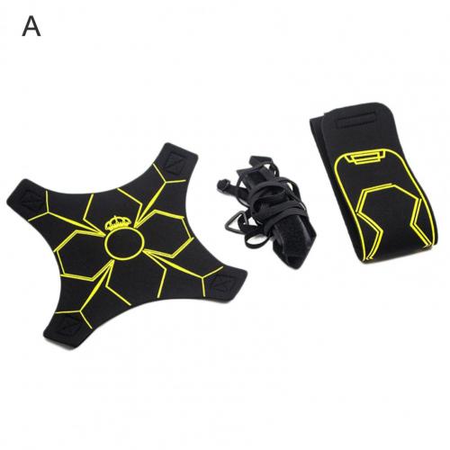 Football Strap Kick Ball Training Aid Adjustable Tool Elastic Hand-free Returner Soccer Trainer Control Skills Sports Supplies: A
