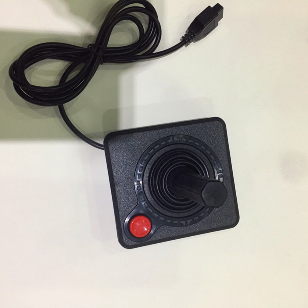 Manette de jeu rétro améliorée de 1.5M pour Atari 2600, avec levier à 4 voies et bouton à Action unique