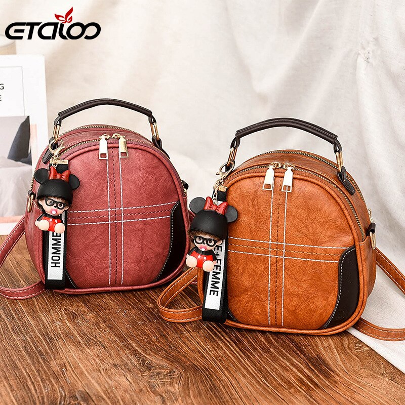 Frauen Handtasche Leder Frauen Umhängetasche Kleine Umhängetasche Handtasche Casual Frauen Taschen