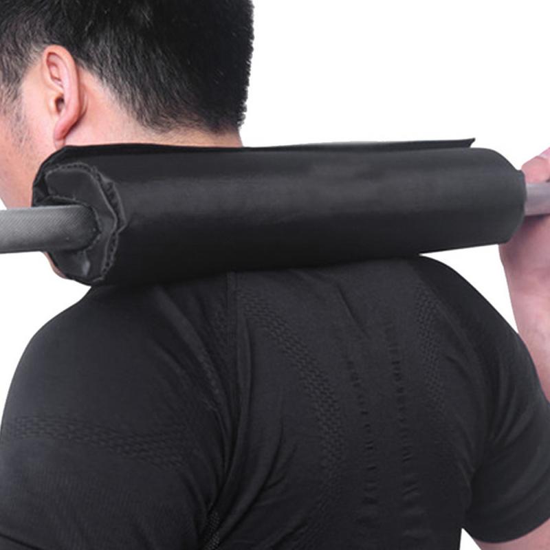 Foam Barbell Pad Squat Weight Lifting Foam Neck Shoulder Protector Support Gym Pull Up Gripper Equipment Weights Gym Pads Black