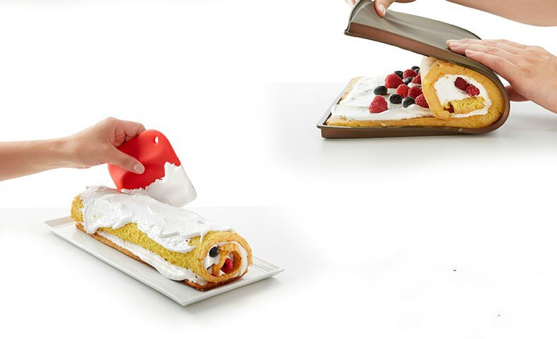 Siliconen Oven Bakken Mat Roll Functionele Bakken Macaron Non-stick Cake Pad Zwitserse Roll Pad Bakken Tools Voor Gebak siliconen Mat