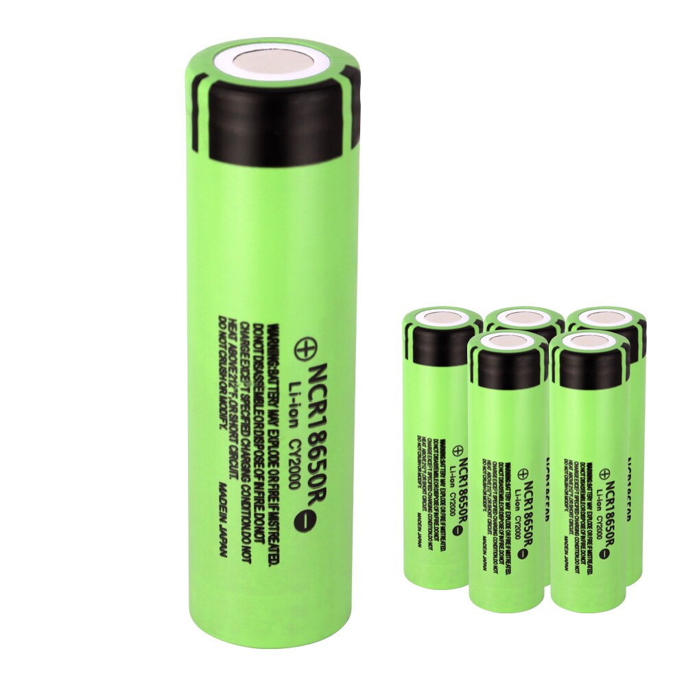 100% Original NCR18650R 3.7 v 2000mah 18650 Li-ion Lithium Rechargeable Batteries