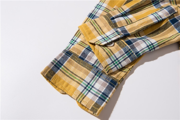 Chemises fantaisie pour hommes, vêtements Tartan à carreaux, chemise hawaïenne Justin Bieber, High Street Fog étendu,